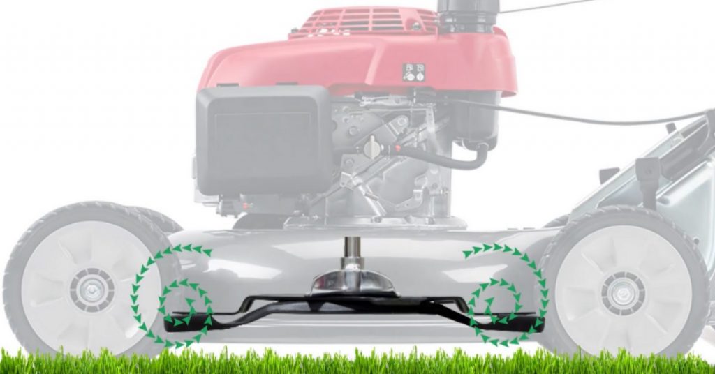 How do mulching blades work?