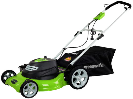 Greenworks 20-Inch Corded Best Push Mower for Thick Grass