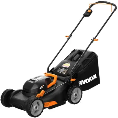 Worx WG743 40V 4.0Ah 16-Inch Cordless Mulching Lawn Mower