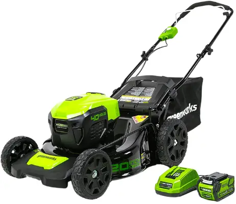 Greenworks 20-Inch Cordless 3-In-1 Mower with Smart Cut Technology